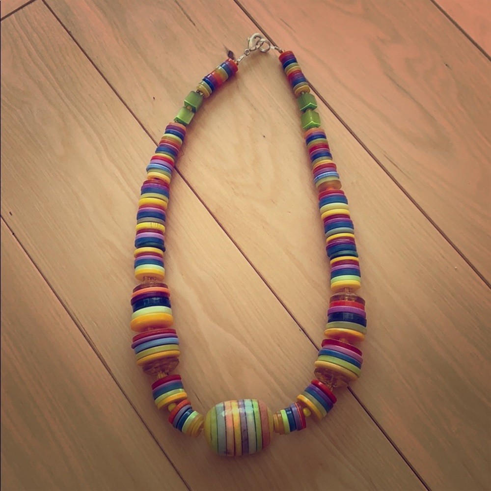 Unique buttons necklace